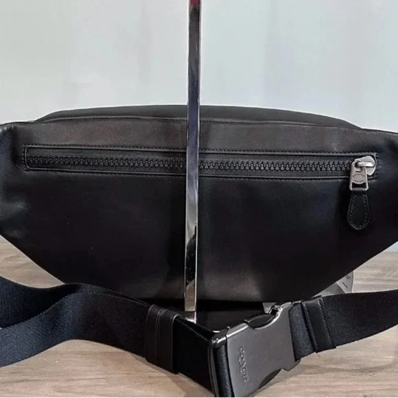 COACH Belt Bag In Signature Canvas Camo Print black Leather/Green Multi … - Picture 12 of 12